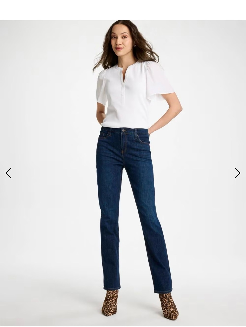 Chico's Straight-Leg Jeans in Dark Indigo - Chico’s Size 2.5 aka. Size 14 NWT